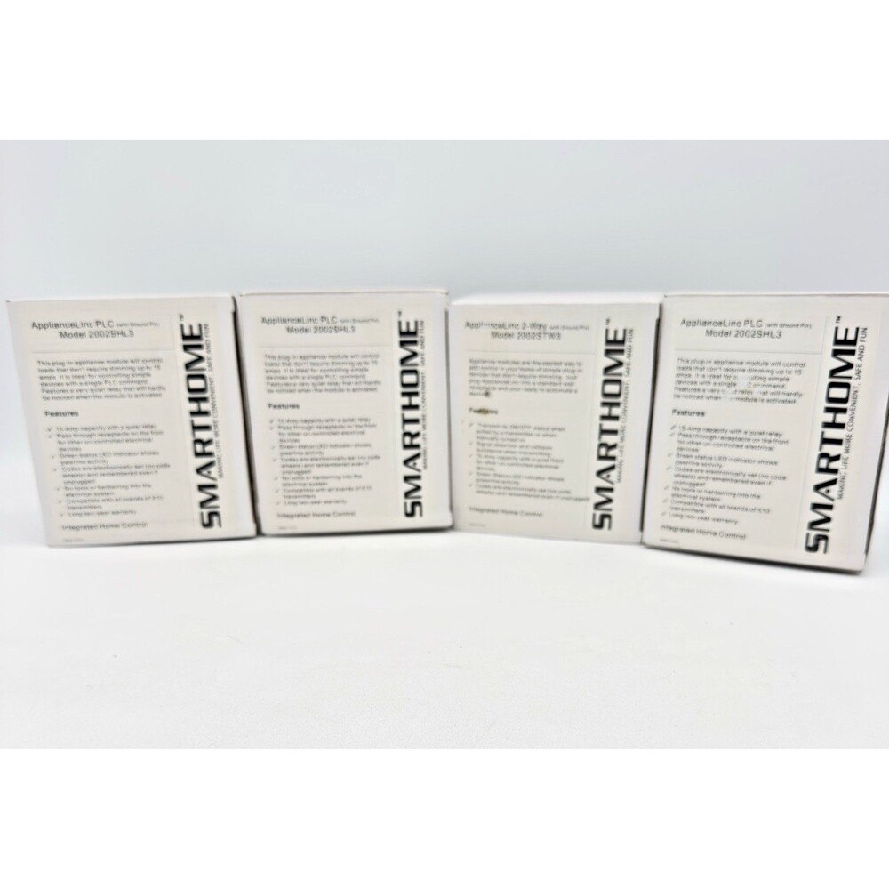 SmartHome ApplianceLinc PLC On/Off Module 15A White 2002SHL3 (3) & 2002STW3 (1)